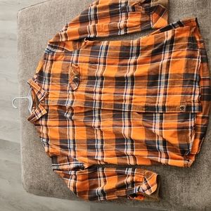 Men's Legendary Whitetails Buckcamp Flannel XLT Orange/ Blue